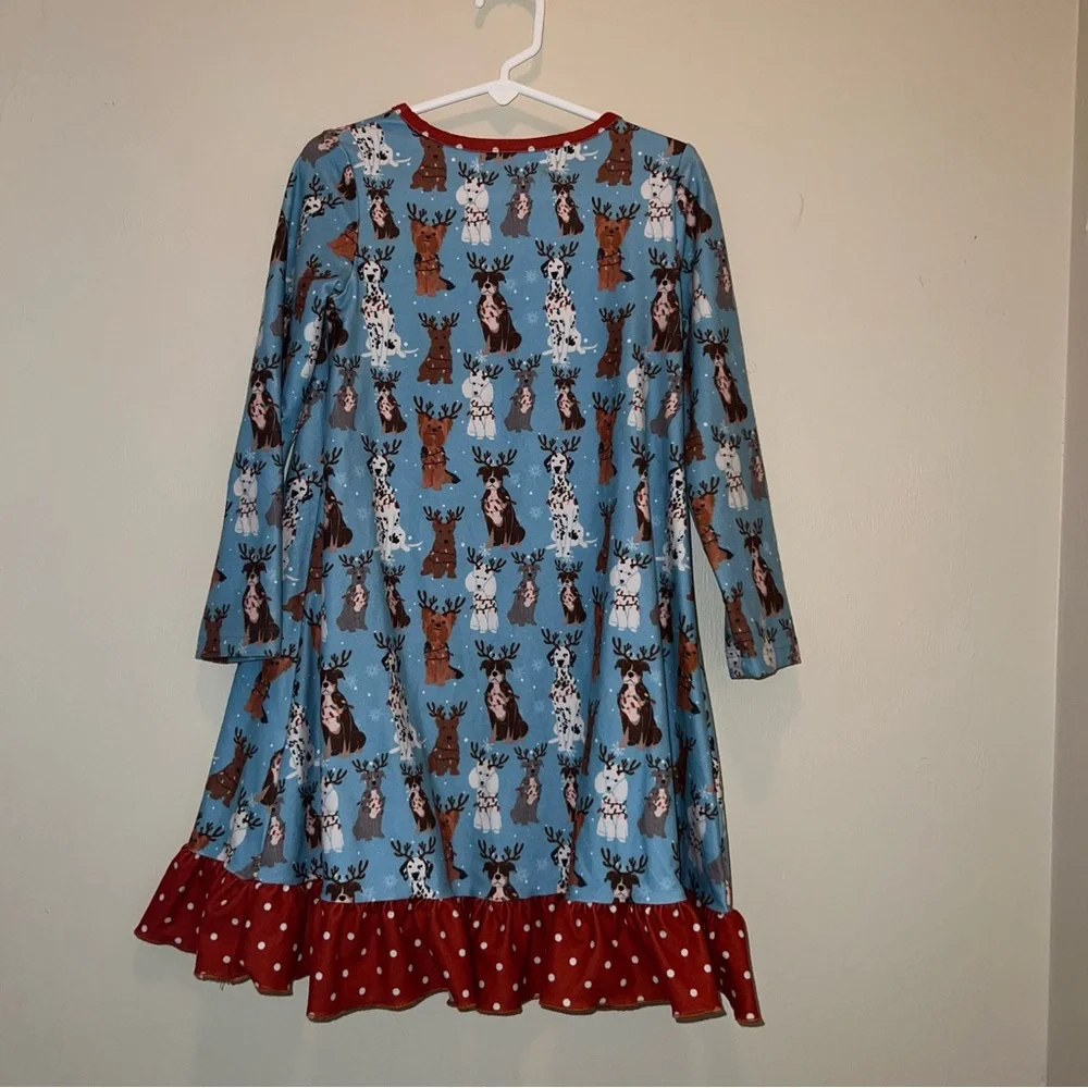 Lily & Londyn Christmas Puppies Nightgown